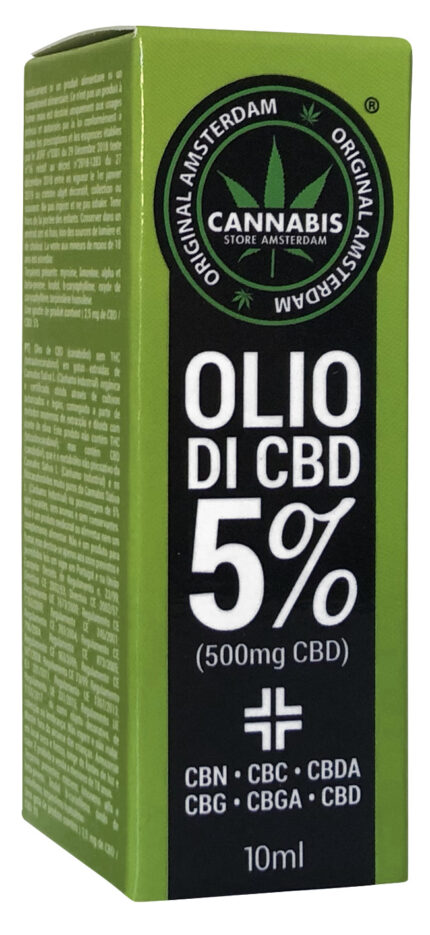 Aceite CBD 5% 10 ml 500 mg