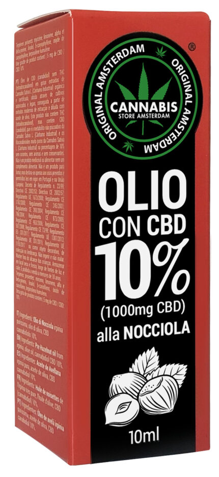 Aceite CBD 10% sabor AVELLANA 10 ml 1000 mg