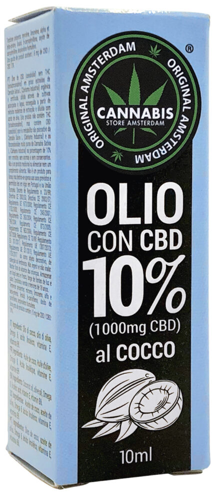 Aceite CBD 10% sabor COCO 10 ml 1000 mg