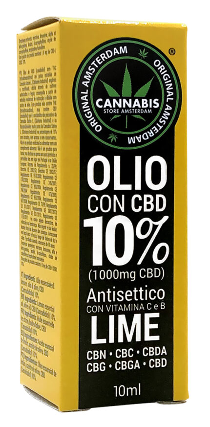 Aceite CBD 10% sabor LIMA (Antiséptico) 10 ml 1000 mg