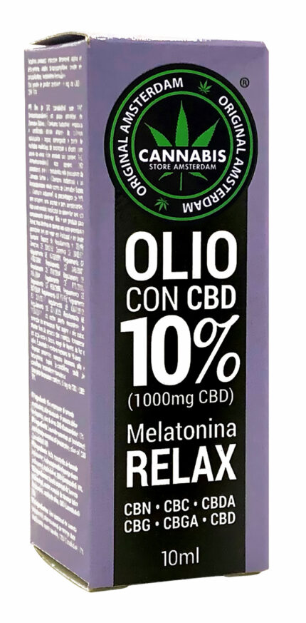 Aceite CBD 10% RELAX (Melatonina) 10 ml 1000 mg